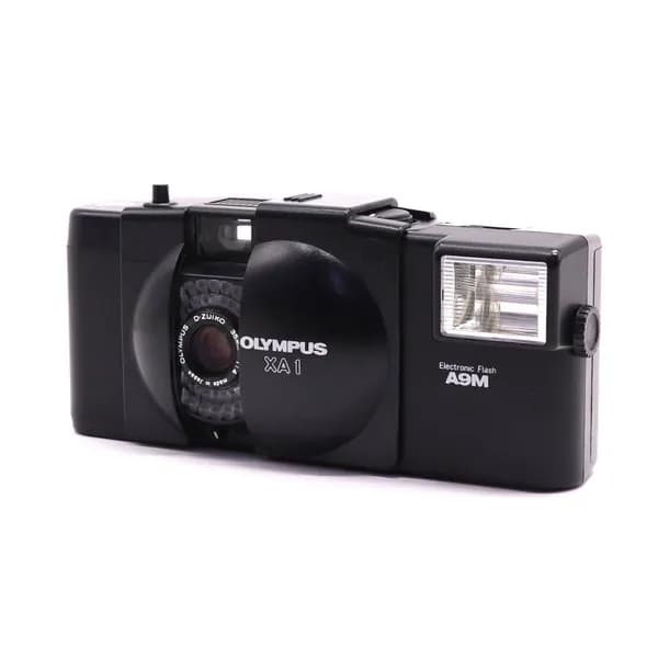 Фотоаппарат Olympus XA1 + фотовспышка A9M