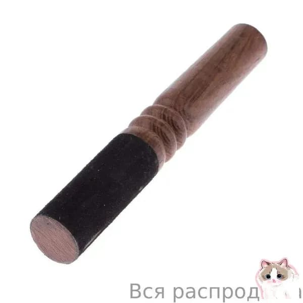 Деревянный стик для тибетской поющей чаши, аксессуар для медитации, диаметр 2.5 см, длина 18 см, ручная работа, для буддизма