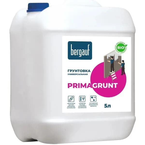 Bergauf Primagrunt/Бергауф Примагрунт, 5л,грунтовка универсальная