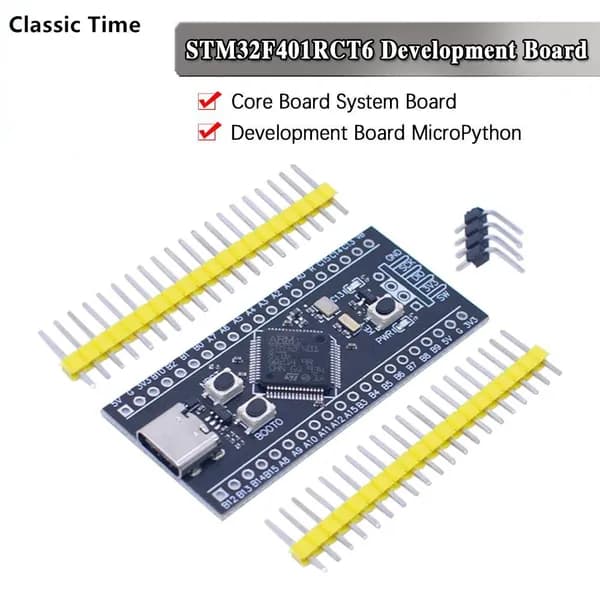 STM32F401RCT6 Плата для разработки минимальной системы STM32 ARM Core Learning Board Модуль с портом Type-C