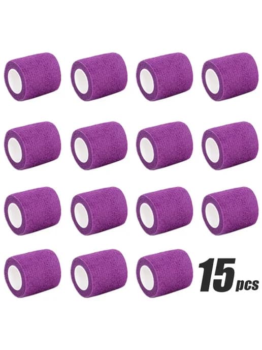 Нетканые водонепроницаемые повязки для татуировок 15PCS Purp