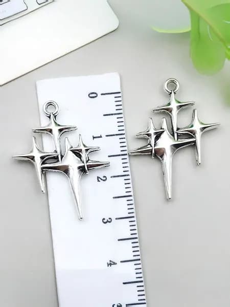 Подвеска в виде креста и звезды 10pcs