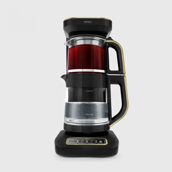 Karaca Caysever Robotea Pro 4 в 1 Говорящий стеклянный чайный автомат Минеральное золото