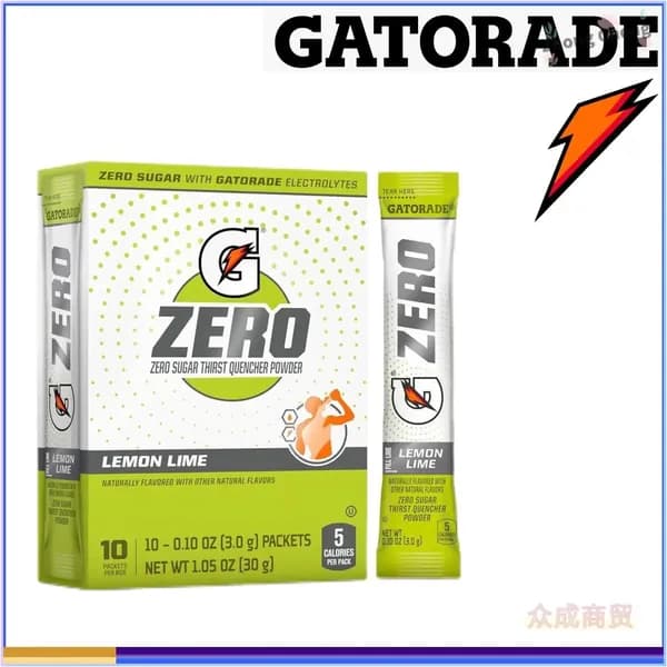 Изотоник Gatorade Thirst Quencher Powder Sticks 10 Pack x 2.9g Lemon Lime