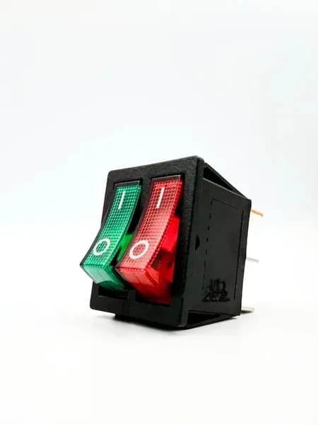 Выключатель / Переключатель / Кнопка KCD3 10A 250V для маслянного обогревателя (6 контактов)