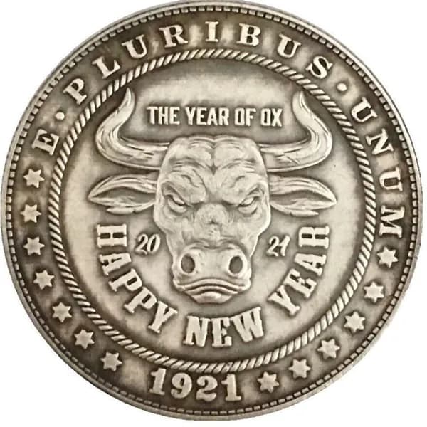 1PC38MM - копия древней серебряной монеты, американской Morgan Rover Money, 1921 - D ремесленных изделий, подходящих для коллекции и мемориала