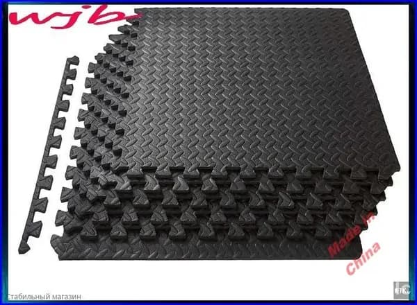 Спортивное напольное покрытие, 6шт, 30*30 см