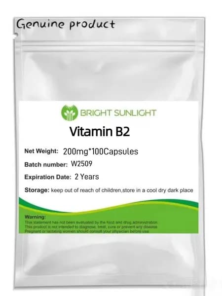Рибофлавин B2 , 200 мг*100 капсул , Vitamin B2