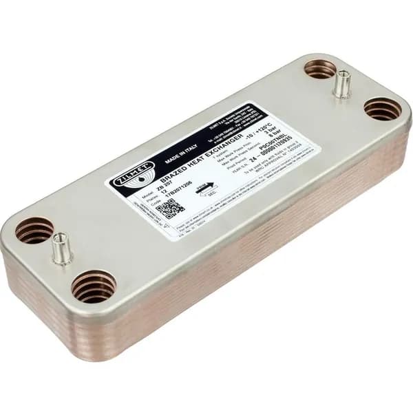 Теплообменник ГВС вторичный 12 пластин для котлов Protherm 0020118595