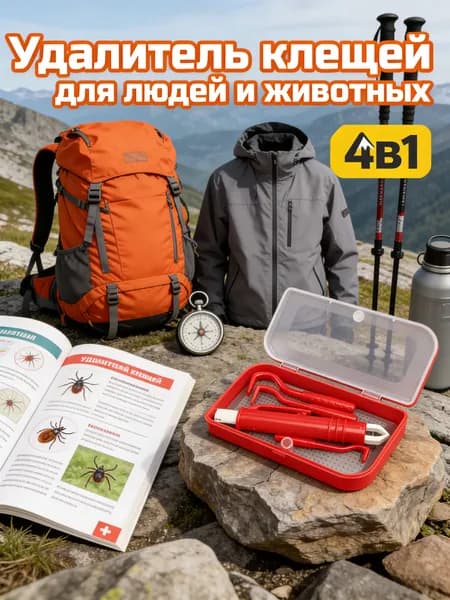 Удалитель клещей. Устройство для удаления клещей.