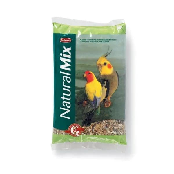 Корм Падован NaturalMix Parrocchetti для средних попугаев, 850 г