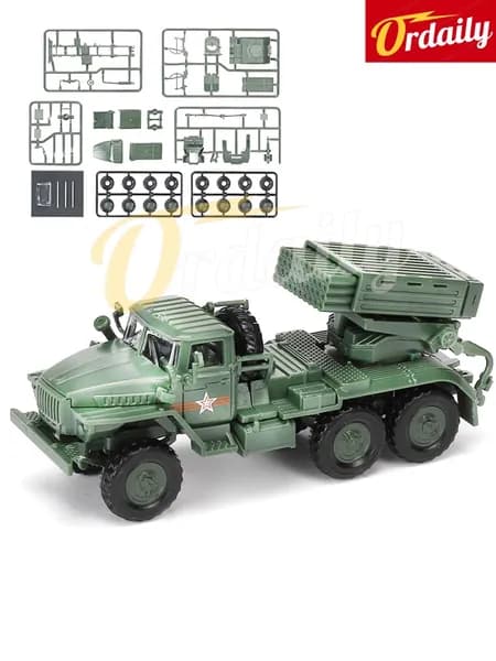 4D собранная 1/72 Российская модель самоходной ракетной установки ТОС-1