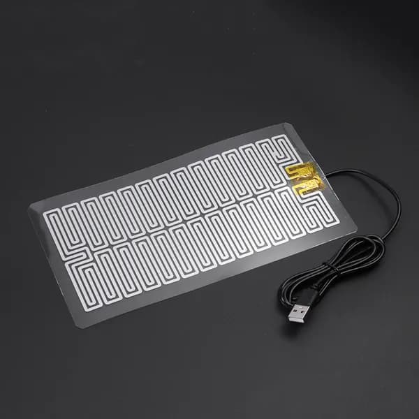 USB-коврик с подогревом 21 10 см, карбоновое покрытие