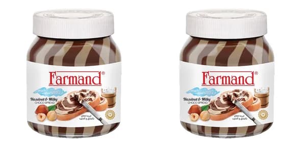 Farmand Паста молочно-ореховая С какао, 330 г, 2 шт
