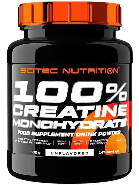 Креатин моногидрат Scitec Nutrition 100% Creatine Monohydrate 500 г, Без вкуса