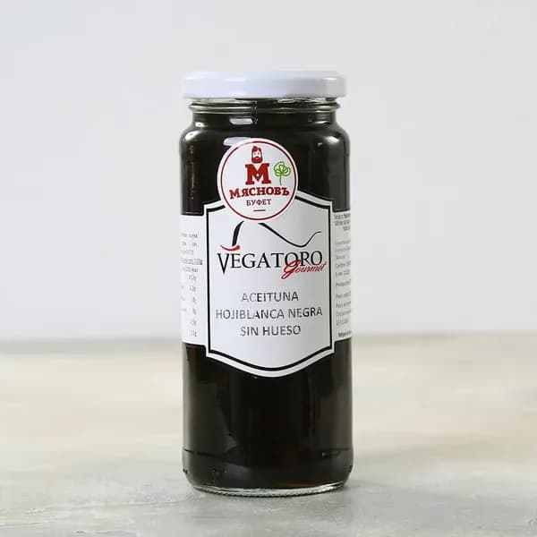 Овощи конс. VEGATORO ОЛИВКИ ЧЕРНЫЕ ОХИБЛАНКА б/к с/б 350г Испания Куулклевер