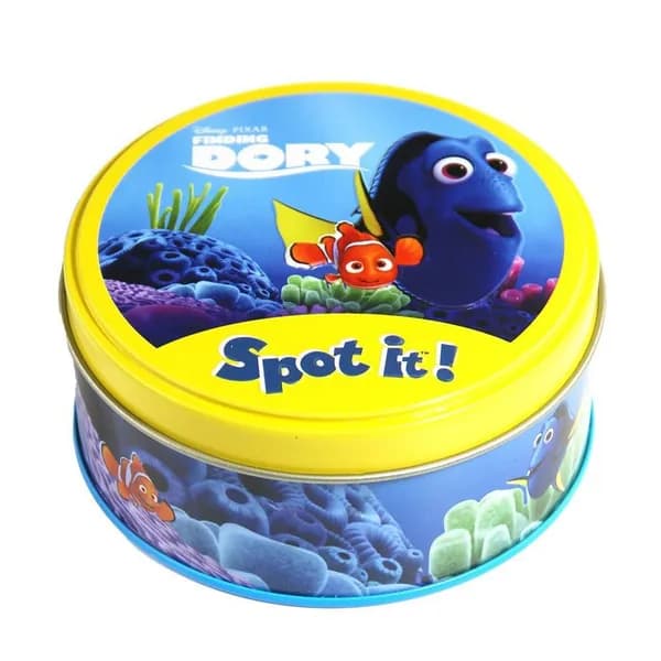 Spot it! настольная игра в металлической коробке, тема: Море Дори, 55 карт, для детей и взрослых