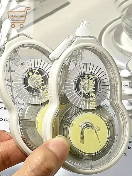 Прозрачный корректор с большой ёмкостью для школы и офиса, 1 шт.