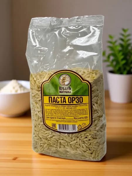 Паста ОРЗО из твердых сортов пшеницы 600г. Кубань Матушка