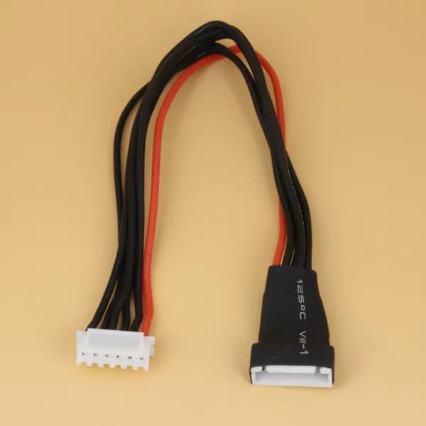 Балансировочный разъем XH 6pin (5s) удлинитель с силиконовым проводом 20см