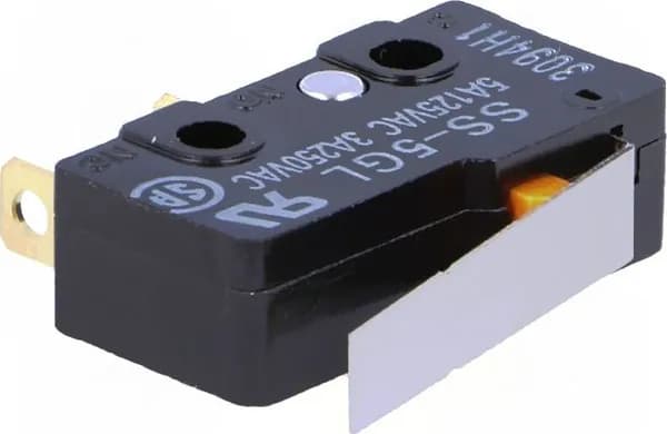 Микропереключатель OMRON SS-5GL SNAP ACTION, с рычагом, SPDT, 5A/125ВAC IP40, 1шт