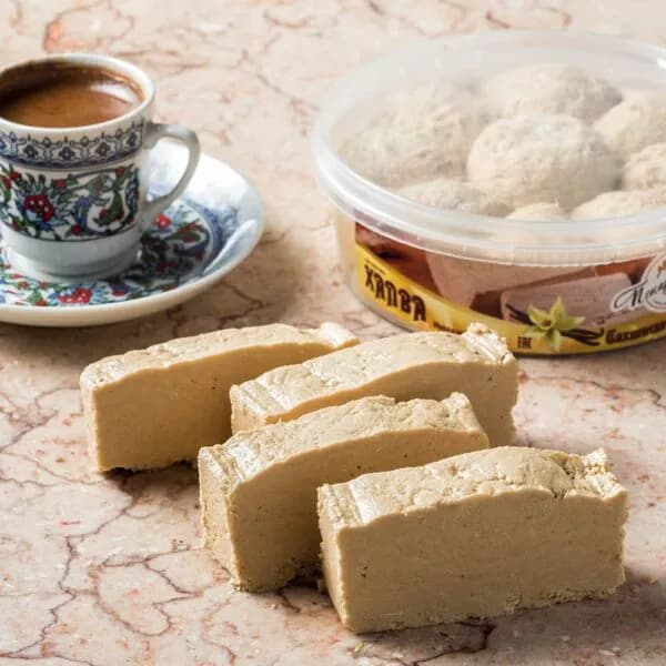 Халва кунжутная (тахинная) ванильная, 500гр.