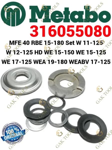 ОРИГИНАЛ. Фрикцион шайбы ушм METABO 15-125 316055080