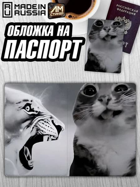 Обложка на паспорт мем Рейджбайт