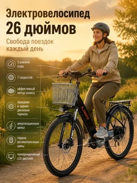 Электровелосипед, 200 Вт