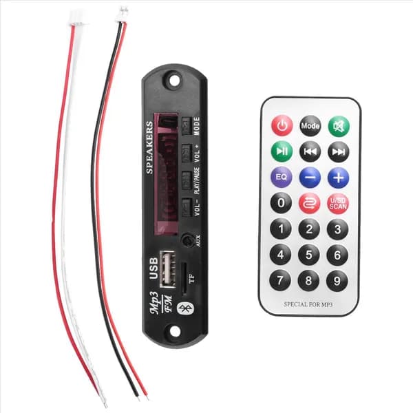 USB MP3 модуль Bluetooth 12V WMA декодер TF радио для автомобиля пульт дистанционного управления музыка динамик
