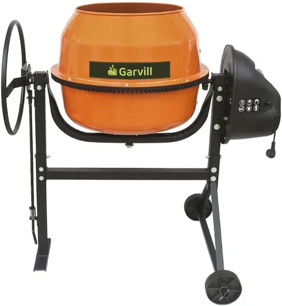 Бетономешалка Garvill БСЭ-160, электрическая, чугунная