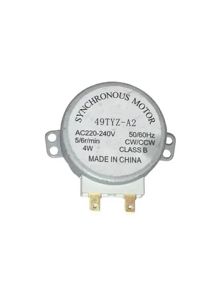 Мотор вращения тарелки СВЧ, 49TYZ-A2, 220V, 4W, 5/6 об/мин