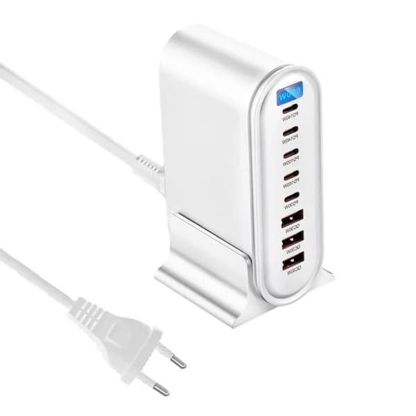 8-портовое зарядное устройство USB-C 600W