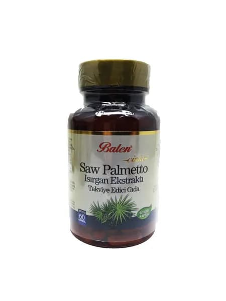 Balen Saw Palmetto, экстракт крапивы, 60 капсул