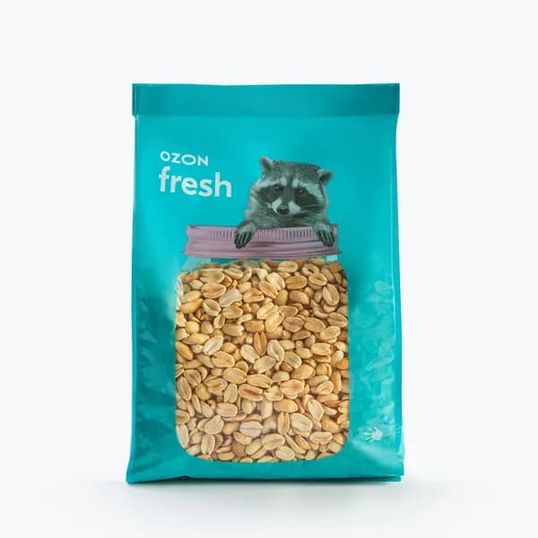 Арахис жареный соленый 1000 г, Ozon fresh