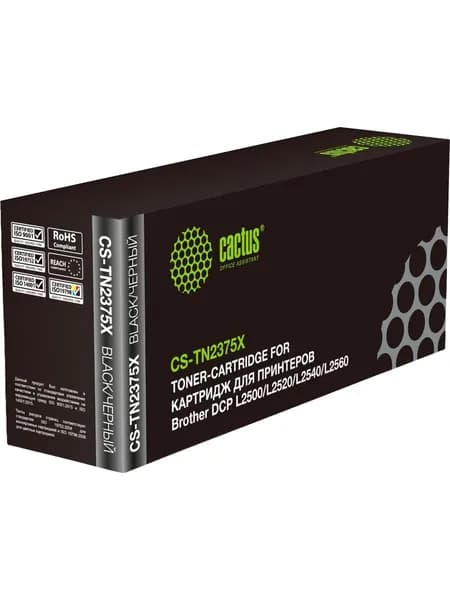 Картридж лазерный Cactus TN-2375 (CS-TN2375X), черный, 5200 страниц