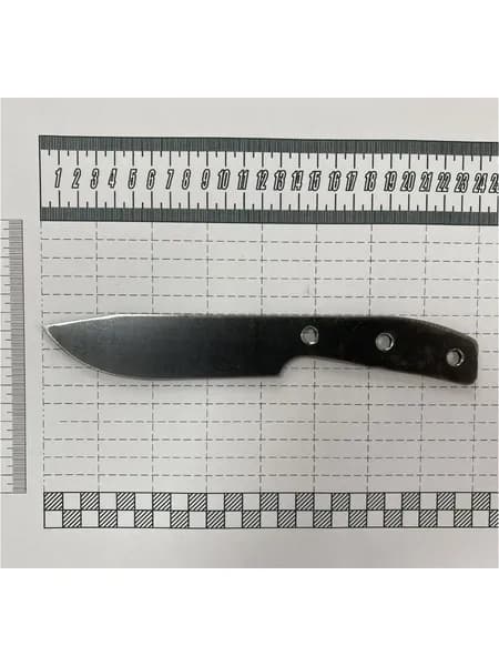Заготовки для ножа, Бланк для ножа 240*35 мм., толщина металла 3,9 мм.