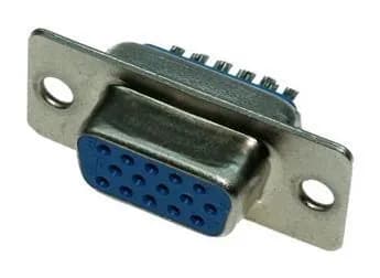 Разъем D-sub-15 гнездо DHS-15F