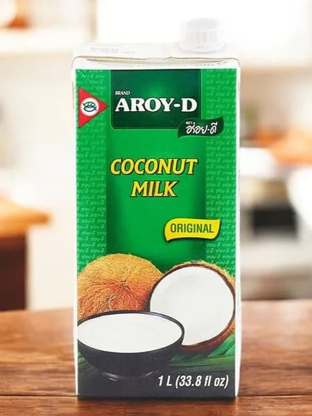 Кокосовое молоко Aroy-D 70%, жирность 17-19%, растительный напиток без сахара, 1 л
