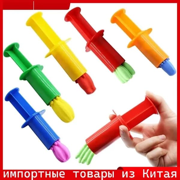 Эксклюзивный комплект экструдеров для моделирования теста и пластилина