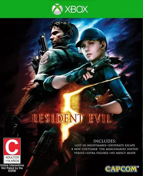 Игра Resident Evil 5 для Xbox One/Series X S,Английский язык, электронный ключ
