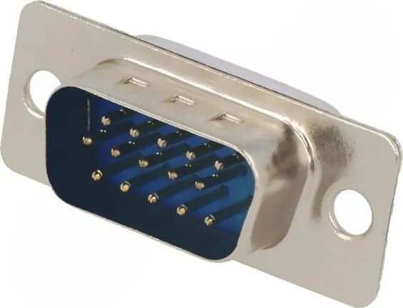 NINIGI DSC-415 Вилка, D-Sub HD, PIN 15, "папа", прямой, пайка, на провод, 1шт