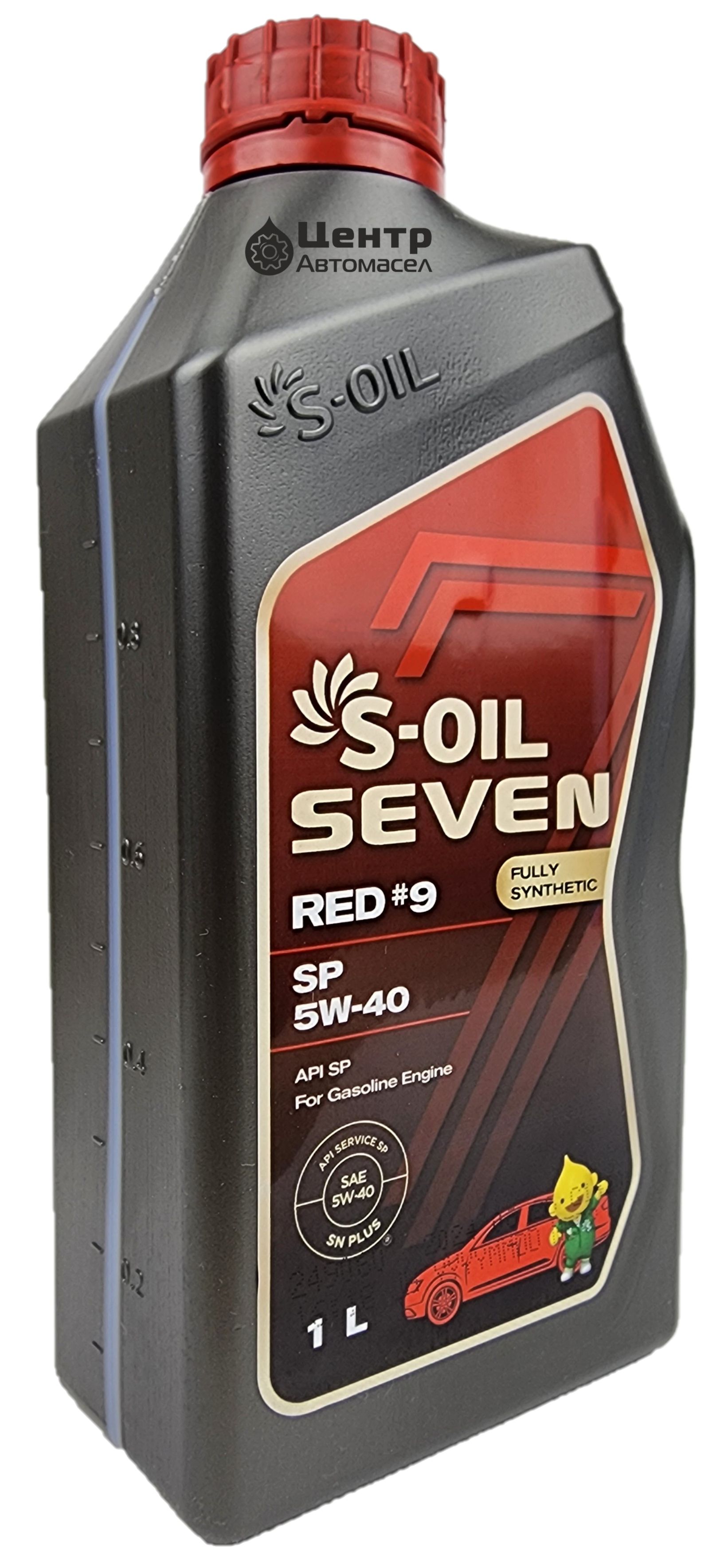 S-OIL SEVEN RED #9 SP 5W-40 Масло моторное, Синтетическое, 1 л