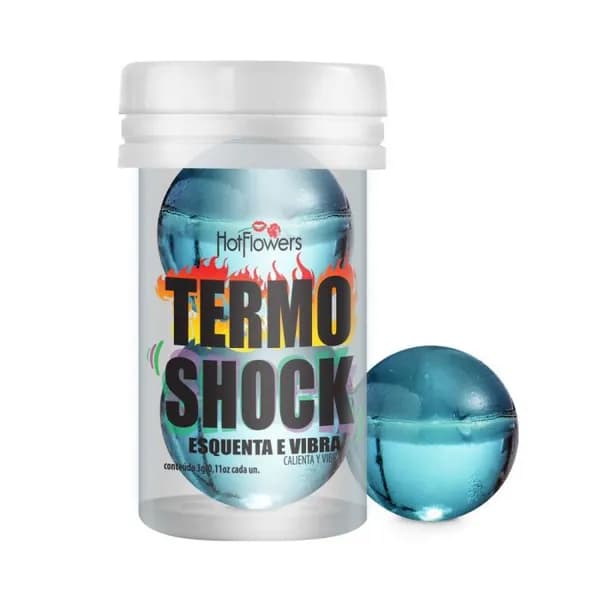 Гель смазка интимная возбуждающая, в шариках Termo Shock, согревающая, для секса, силиконовая