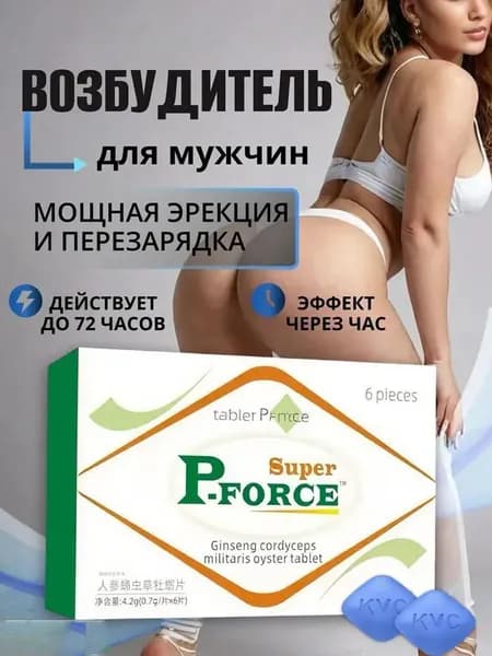 Быстродействующие таблетки для мужчин Vi-luxe, VIPseries, пищевая добавка, средство для потенции, эрекции (6шт, 18+)