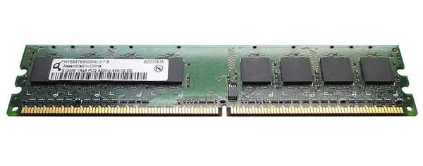 Оперативная память DDR2, 533 МГц, 1 x (HYS64T64000HU-3.7-B)