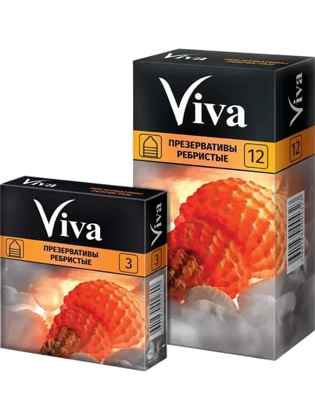 Презерватив Viva №12 ребристые