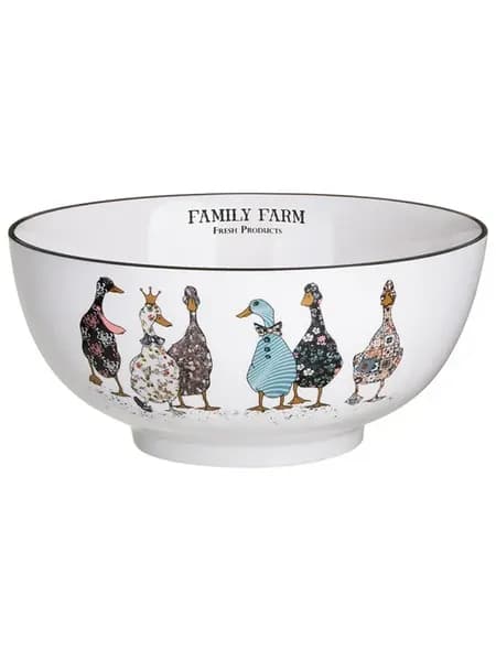 Салатник фарфоровый "Family Farm", 23х10.5 см
