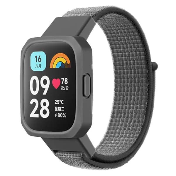 Nylon ремешок + дело для Xiaomi Redmi Watch; Браслет для Сяоми Редми Вотч 1 Лайт Ремень