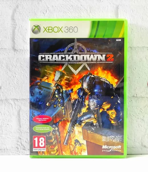 CrackDown 2 Полностью на русском Видеоигра на диске Xbox 360. Товар уцененный